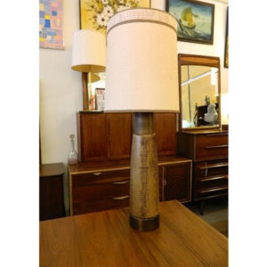 Martz Style MCM Tall Textured Lamp
