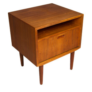 Walnut Danish Modern Accent Table – Night Stand by Falster