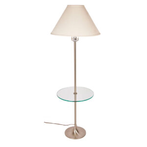 Laurel Floor Lamp / Table Combo, Pair Available
