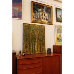 Mid Century Abstract Expressionist Painting