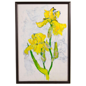 Yellow Iris Painting