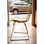 Harry Bertoia White Wire Chair for Knoll