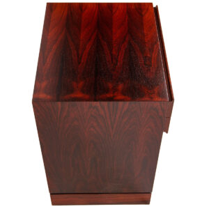 Arne Wahl Iversen Beautiful Rosewood Split Drawer End Table/Night Stand