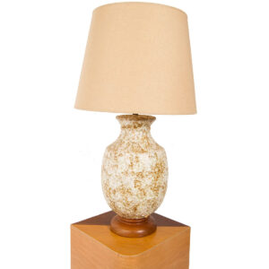 Large Textured Lamp w/ Earth Tones