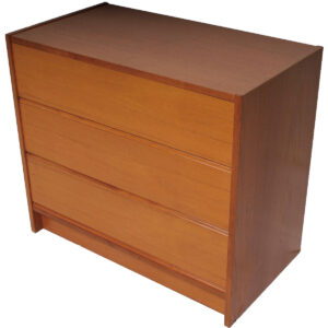 Danish Modern Teak 3 Drawer Compact Dresser