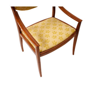 Gracious Mid Century Walnut Accent Chair w/ Arms