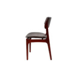 Rosewood Set of 6 Re-upholstered Dining Chairs by Erik Buch