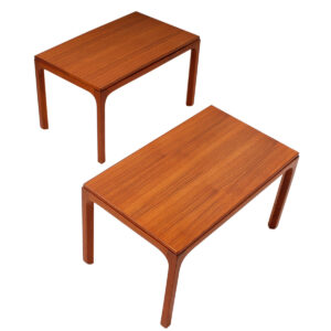 Pair of MINI Danish Modern Teak Side/Accent Tables by Aksel Kjersgaard