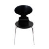 Arne Jacobsen's Black Ant Chair for Fritz Hansen