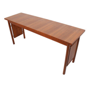 Erwin-Lambeth MCM Walnut Designer Console/Sofa Table