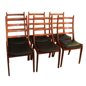 Set of 6 Kai Kristiansen Danish Modern Teak Dining Chairs