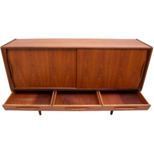 Danish Modern Teak Highboard / Bar Cabinet