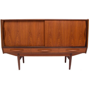 Danish Modern Teak Highboard / Bar Cabinet