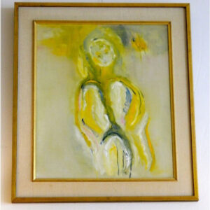 Mid Century Modern Abstract Figure Painting