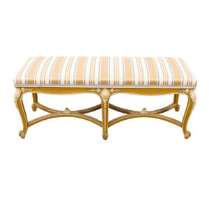 French Provencial Louis XV Style Bench
