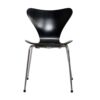 Arne Jacobsen c. 1966 Fritz Hansen Black Series 7 Chair