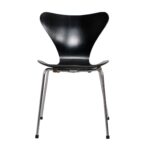 Arne Jacobsen c. 1966 Fritz Hansen Black Series 7 Chair