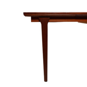 Two-Tone Danish Modern Teak Expanding Dining Table