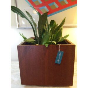 Danish Modern Teak Square Planter