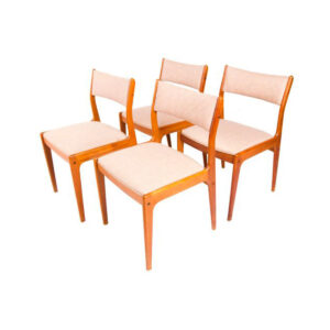 Set of 4 Danish Modern Teak Dining Chairs