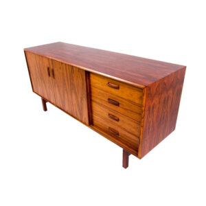 Mid-Sized Modern Rosewood Sideboard / Media Console