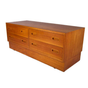 Danish Modern teak Storage-Media Console