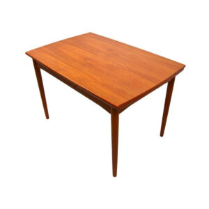 Mini Danish Modern Teak Expanding Dining Table