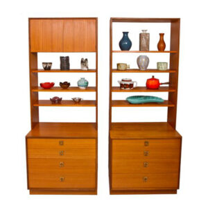 Pair of Kofod Larsen G-Plan Display Units