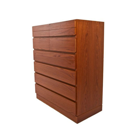 2885-DanishOrganizerTallTeakDresser