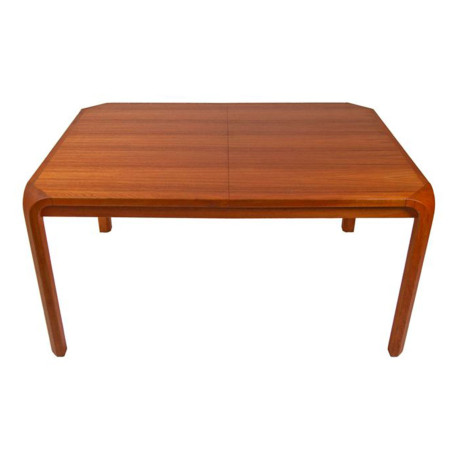 2985-DanishModernWaterfallTeakExpandingDiningTable