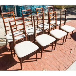 Set of 8 Koefoed Hornslet Danish Rosewood Dining Chairs