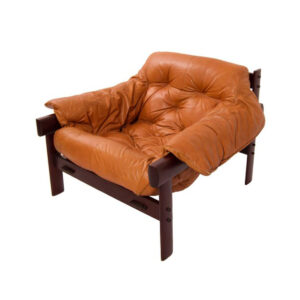 Rare Percival Lafer Brazilian Leather Chair