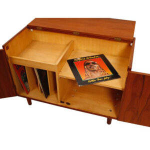 Flip-Up Top Mini Stereo Cabinet