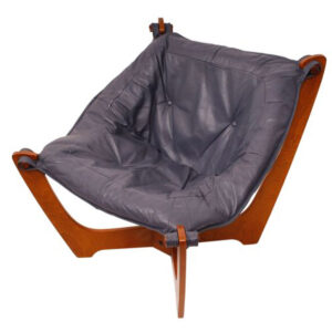 Norwegian Leather Lounge Chair