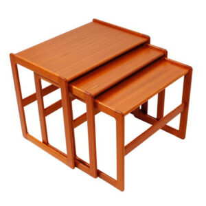 Danish Modern Teak Nesting Side Tables