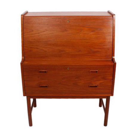 3473-DanishModernTeakCompactSecretary