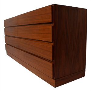 8 Drawer Danish Modern Teak Dresser
