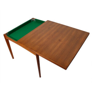 Børge Mogensen ‘Flip-Top’ Game / Dining Table w/ Storage for Søborg Møbelfabrik