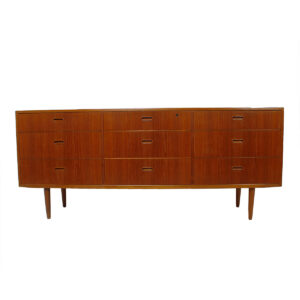 Falster Danish Modern Low Teak Dresser – Sideboard