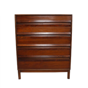 MCM Walnut and Rosewood Dresser by American of Martinsville