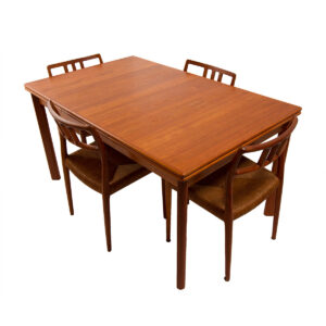 Danish Modern Teak Rectangular Dining Table
