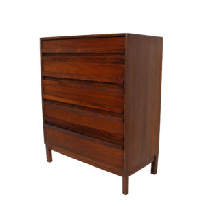 MCM Walnut and Rosewood Dresser by American of Martinsville