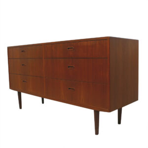 Falster Danish Modern Teak Compact Dresser – Sideboard