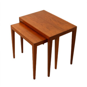 Kai Kristiansen Pair of Danish Teak Nesting Tables