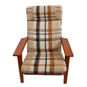 Paddle Arm High-Back Lounge Chair by Hans Wegner