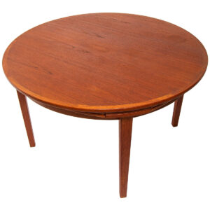 Lotus ‘Flip-Flap’ Danish Teak Expanding Dining Table by Dyrlund