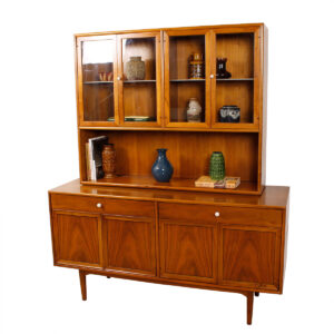 Drexel Declaration Walnut Lighted Display Cabinet TOP