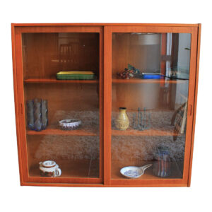 Danish Teak Adjustable Bookcase / Display Cabinet
