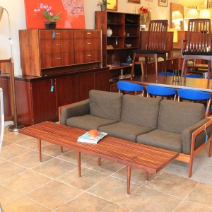 Long MCM Slat Bench / Coffee Table