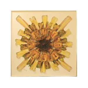 Vintage SUNFlower Artwork w/ Heavy Impasto